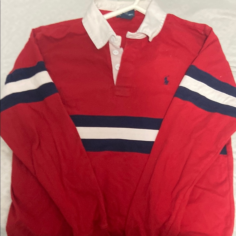 Polo Ralph Lauren Red and White Kids Polo Shirt